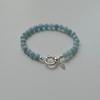 Retro finger Aqua marine Bracelet_SB190