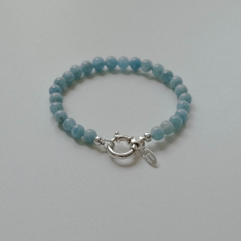 Retro finger Aqua marine Bracelet_SB190