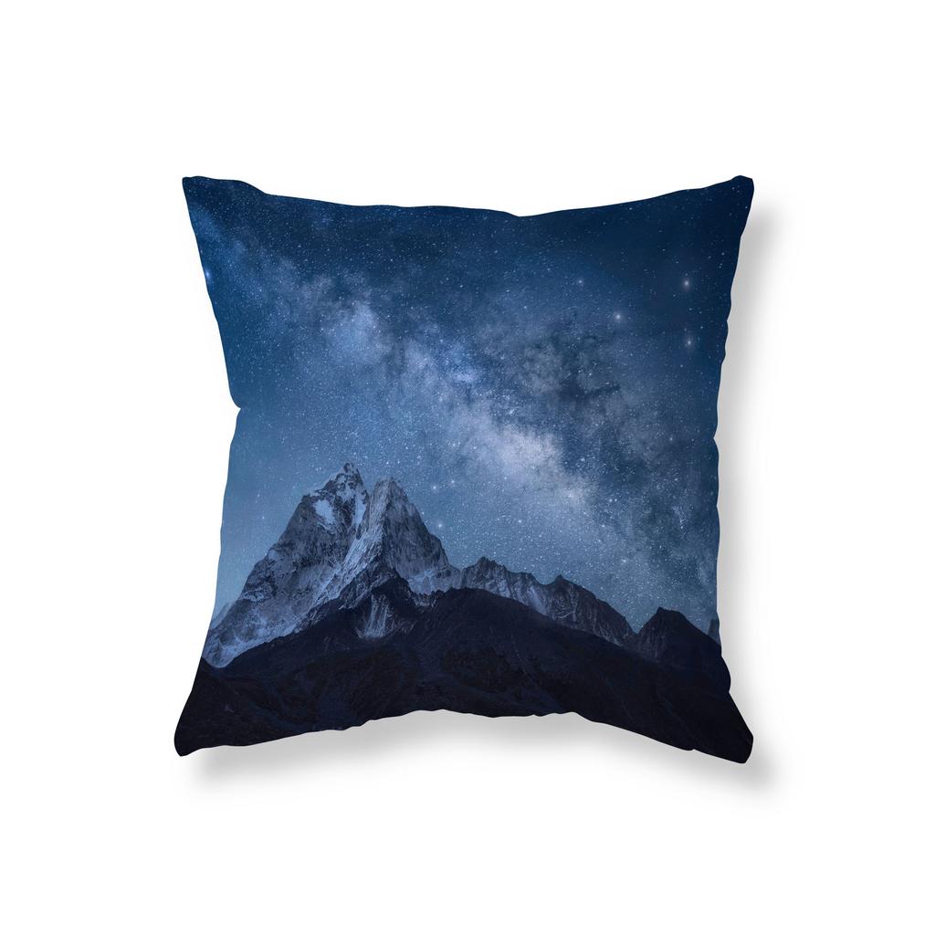 Aurora Star Landscape Pillow Cover Sofa Car Decorative Pillow Cover Chair Cushion Cover Room Aesthetics Home Decor 45x45cm