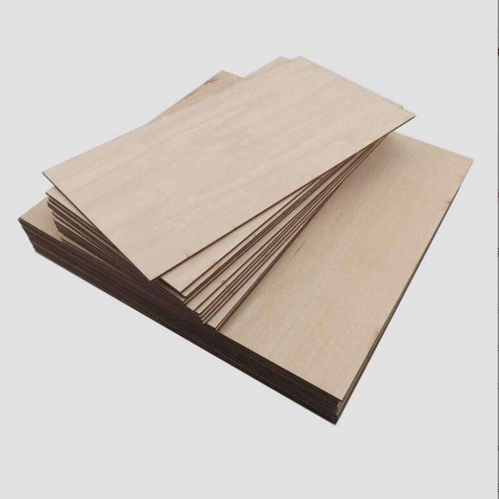 5 X DIY Wooden Boards Craft DIY Wooden Board Thin Craft Wooden Board for Making