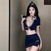 Siqing Sexy Bodycon Dress Pure Desire Stewardess Set