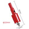 Metal Hole Opener Diameter 15/16/20/22/25mm Water Pipeline Woodworking Metal Aluminum Gypsum Board Drill Bit Drilling Tool