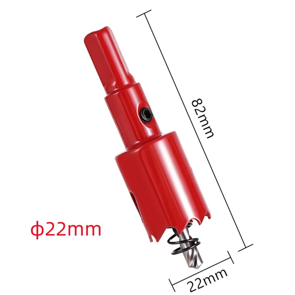 Metal Hole Opener Diameter 15/16/20/22/25mm Water Pipeline Woodworking Metal Aluminum Gypsum Board Drill Bit Drilling Tool