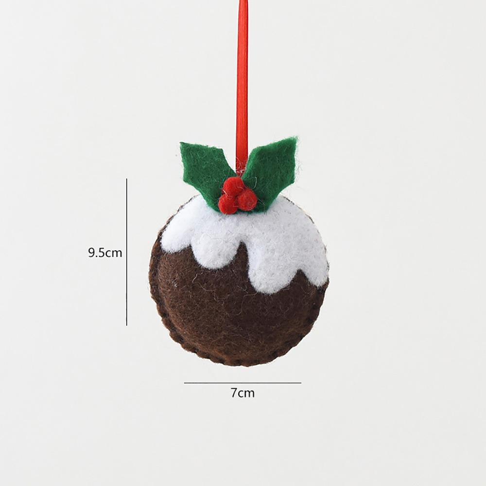 Felt Christmas Hanging Pendant Multicolor Christmas Tree Decoration Drop Ornament  Home Decoration
