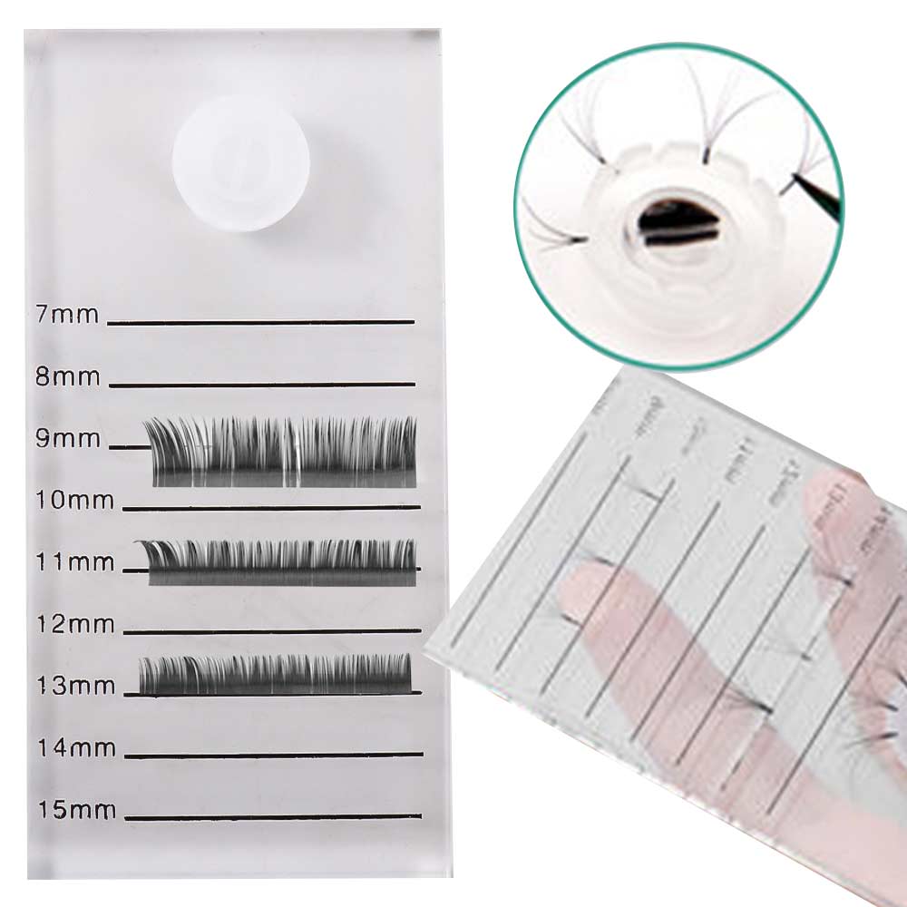 Pad Lash Grafting Stand Clear Eyelash Plate Lashes Glue Pallet Fake Eyelash Tray False Lash Tile