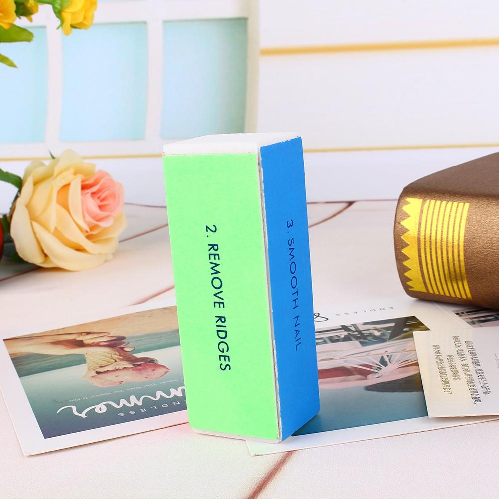 1 10 Pcs Nail Art Shiner Buffer Buffing 4 Ways Block Sand Sanding File Manicure