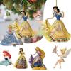 Princess Pendant Christmas Ornaments Acrylic Xmastree Party Hanging Decor
