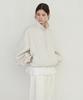 Notia Two-Way High Neck Strap Blouson - Cream