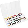 Watercolor Set - Daler Rowney - Aquafine - 48 Half Pans - Brush Included - Mixed
