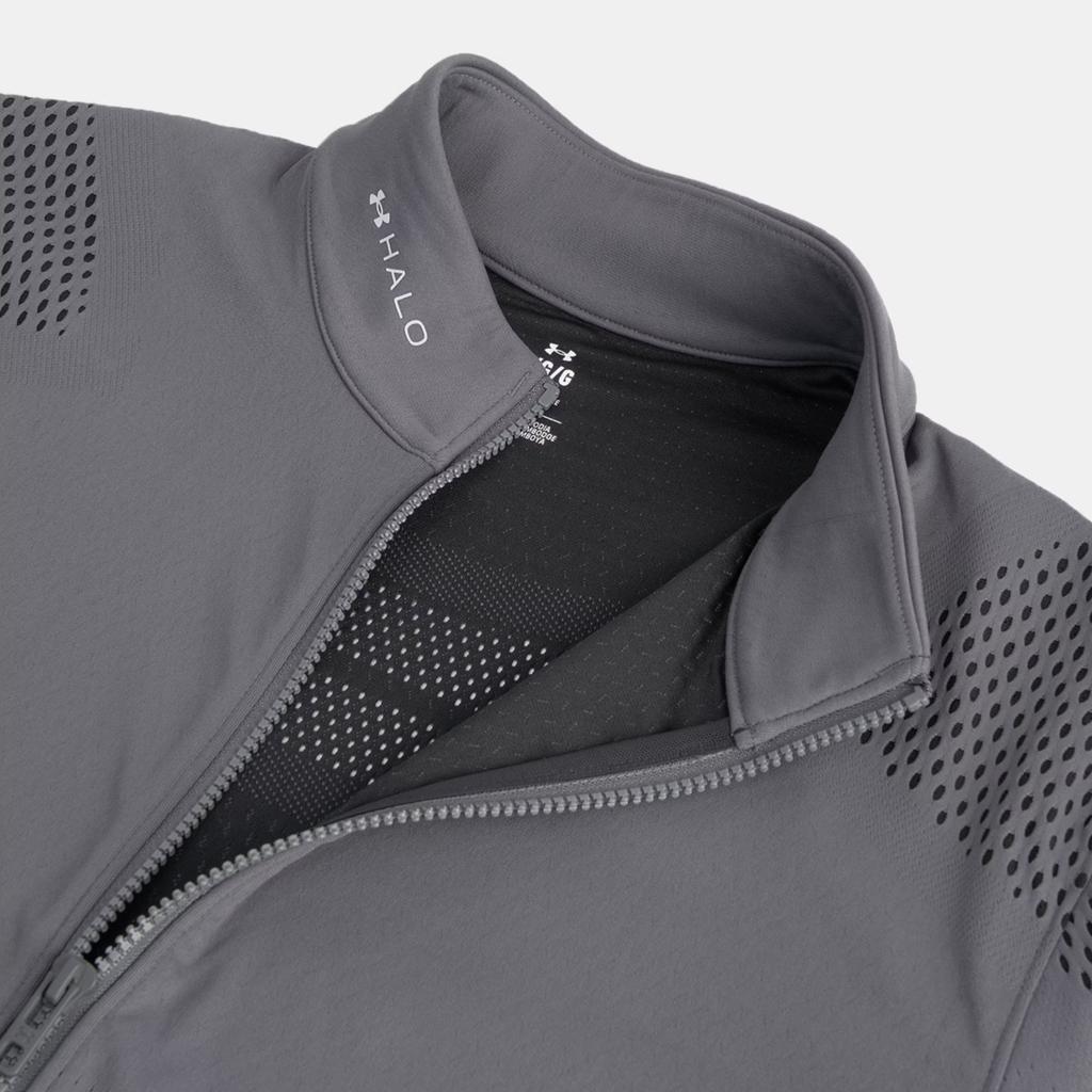 Under Armour Halo Engineered Bodymap Comfortable Fashionable Simple Versatile Stand Collar Jacket Men Jacket 6007449-025