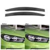 Authentic Car Carbon Fiber Headlights Eyebrows Eyelids Cover Stickers Eyelash Head Light Lamp Stickers For Scirocco 2009-2016