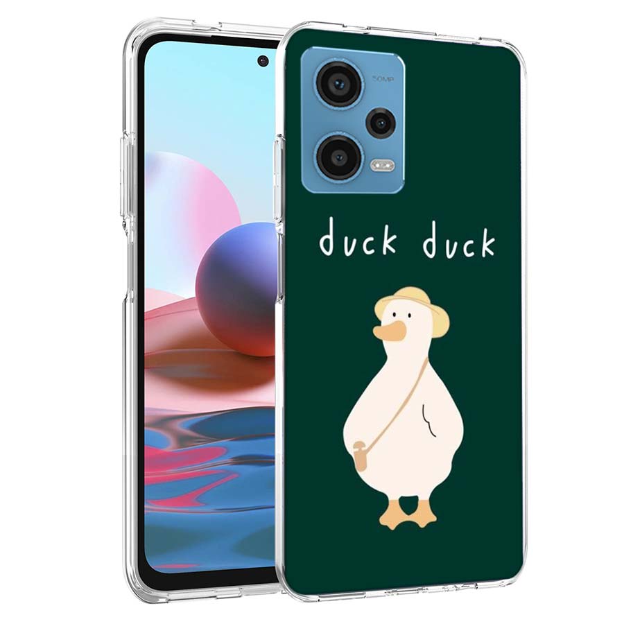 

Милый Мультяшный Утенок Чехол для Телефона Для Redmi Note 13 12 14 15 Pro Plus 13R 11 11T 11E 11S 10 Pro 10S 9 9S Чехол Cell Clear TPU Capa Ca Redmi Note 14 5G