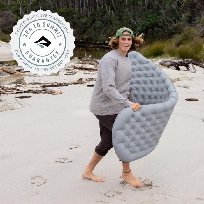 Sea to Summit Ether Light XR Insulated Sleeping Pad, Tapered - Regular (72 x 21.5 x 4 inches) Dark Gray