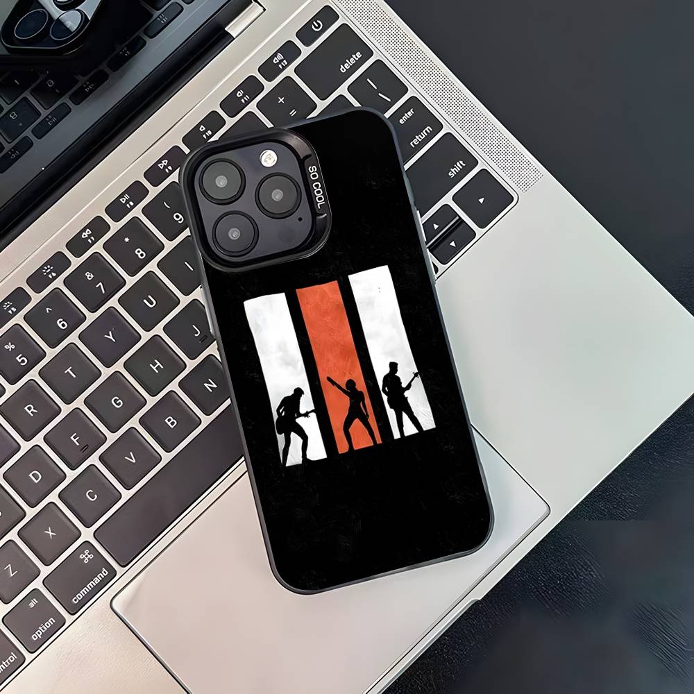 COOL Band P-Paramore Phone Case For iPhone 17,16,15,14,13,12,11,Pro,XS,Max,Plus,Mini,SE4,E Black Matte Shockproof Cover