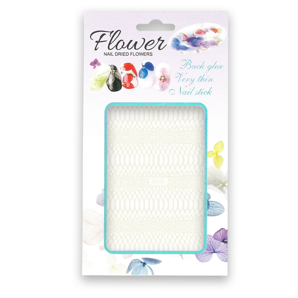 Thin Self-Adhesive Iridescent Nail Stickers Snake Skin White