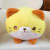Cuscino Peluche Gatto Cicciotto Carino - Cuscino a Forma di Raviolo Tricolore e Ornamento da Comodino, Regalo di Compleanno Perfetto