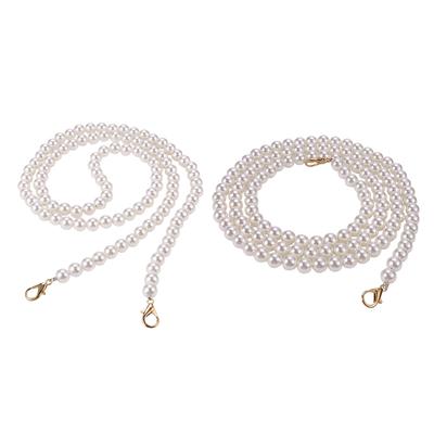 AU Pearl Strap for Handbag Purse Belt Handle Replacement Chain Women Shoulder St