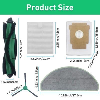 HOME TIMES 18 Pcs Replacement Parts Accessories for iRobot Roomba  105 Vac