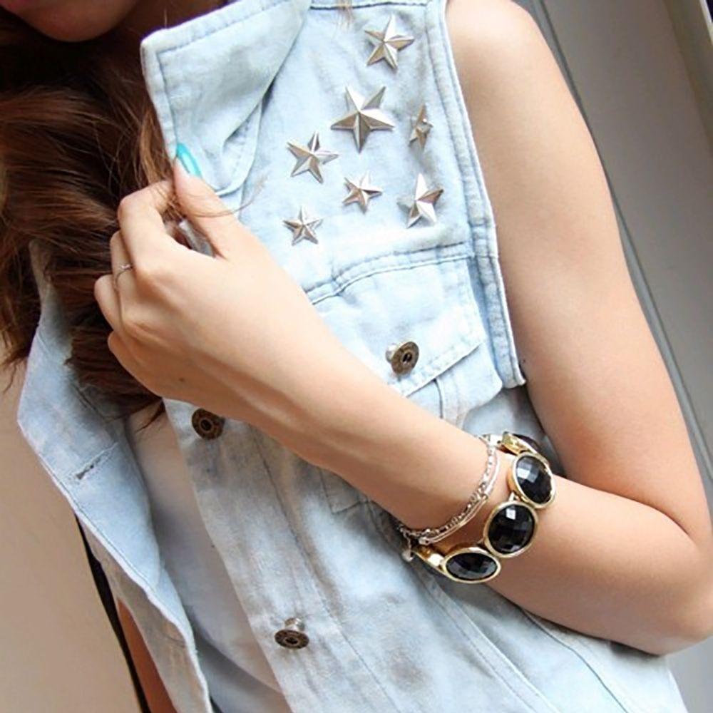 Metal for Hat,Bag,Clothes Spikes Spots Nailhead Sewing Decor Garment Supplies Star Rivets DIY Studs