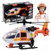 Helicóptero de Brinquedo Interativo de Resgate Guincho Hélice Ativa
