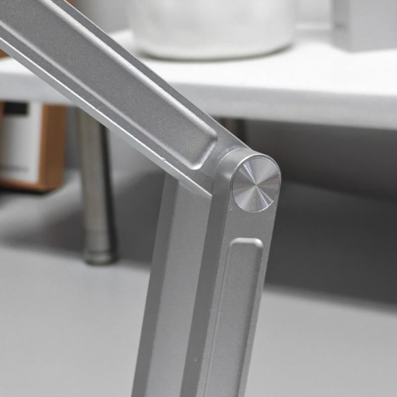 Aluminum Magnetic Phone Mount Stand With Height Adjustment 360 Degree Rotation Foldable Base For Tablets And Smartphones