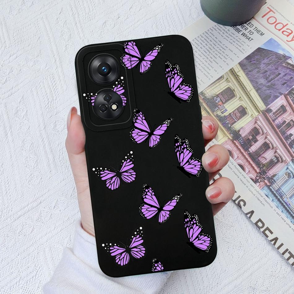 Per Custodia Telefono Oppo Reno 8T 8Z Cuore Amore Protezione Fotocamera Morbido Silicone Liquido Copertura Posteriore Per OPPO Reno8T 4G 5G 8 Lite Guscio