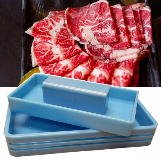 Plastic Chicken Slicer Handheld Meat Cutting Guide for Beef Poultry Safe Food-Grade Helper Tool Works with 12-inch Bread Cutter