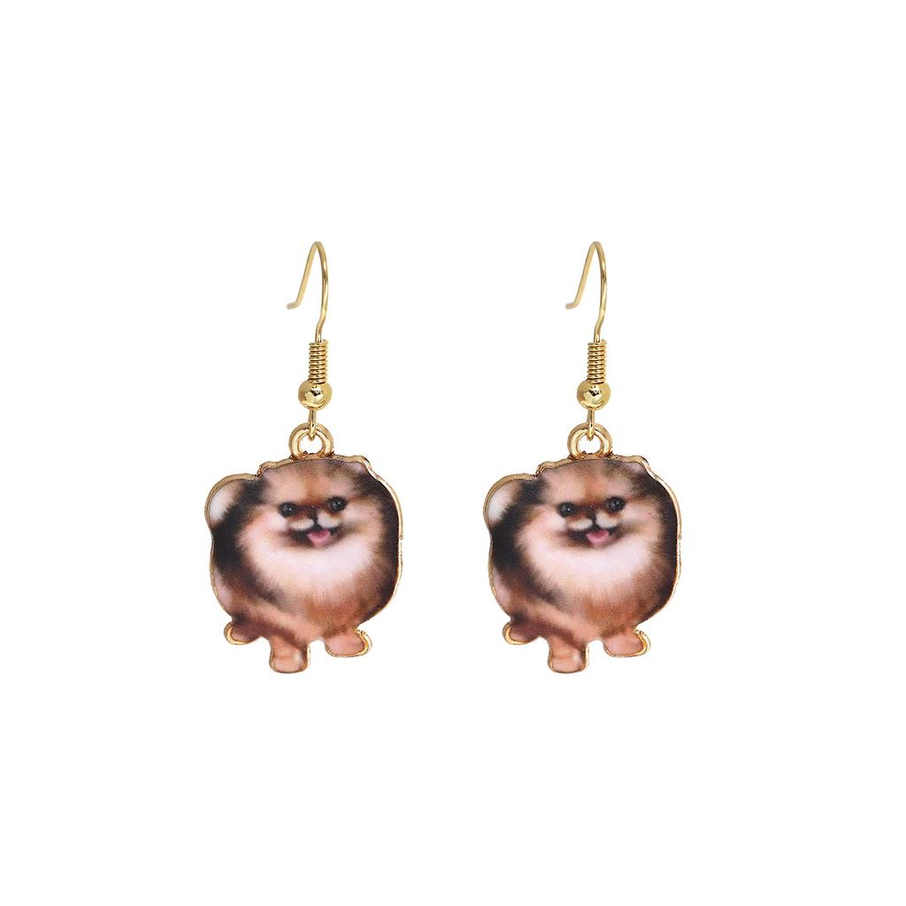 Fun Cartoon Cute Kitten Earrings, Creative Simple Earrings Animal Earrings