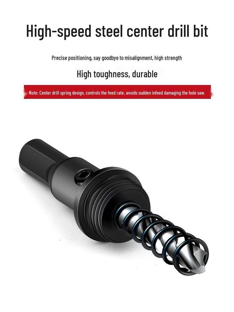High-Quality 75mm Wood & Plasterboard Hole Saw Drill Bit for Downlights