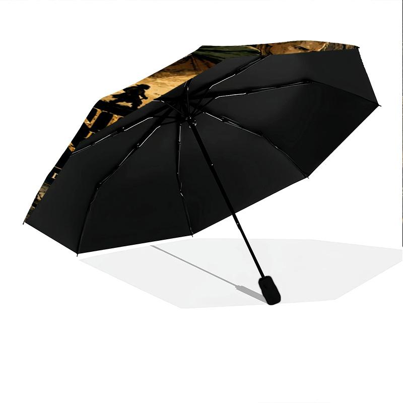 Lord Rings Folding Umbrella Suitable For All Seasons Portable Travel Light Printing