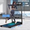 Folding treadmill for home use up to 12 km/h, with LED display, APP