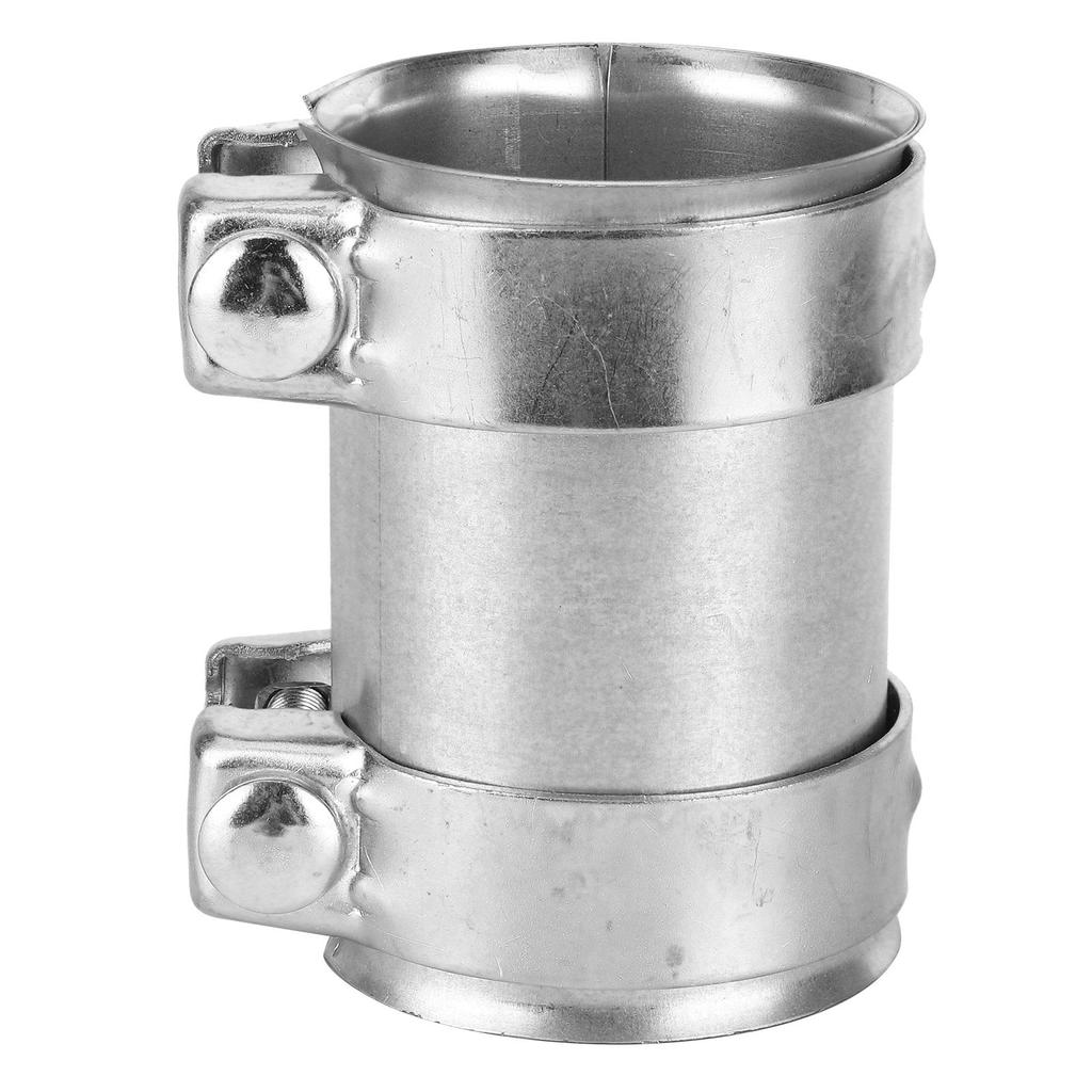 Butt Joint Lap Joint 3inch 76mm Exhaust Pipe Connector Double Clamp Joiner Galvanized Steel Sleeve Universal Tube Repair Parts