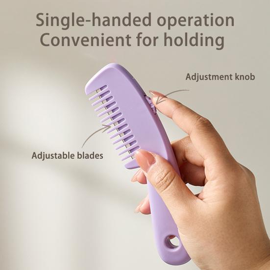 Multi-functional Hair Trimmer Comb 3 Setting Adjustable 2-In-1 Hair Clipper Comb Portable Travel
