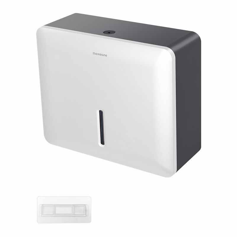 Non Punching and Hand Wiping Paper Box Wall Mounted Hotel Restroom Toilet Tissue Box Home Kitchen Toilet Paper Box