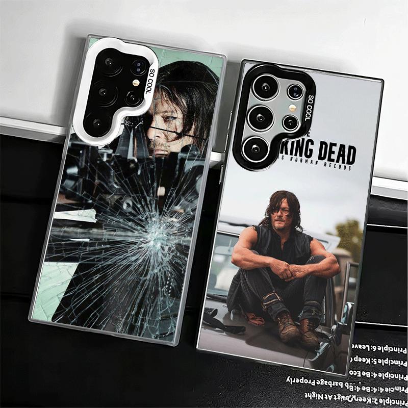 The Walking Dead Daryl Dixon Shockproof Phone Case for Samsung Galaxy S26 Edge S25 Ultra S24 FE S23 Plus S21 Cover Anti Fall Fun