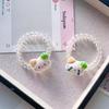 Four-Leaf Clover Cat Elastic Hair Tie Headband