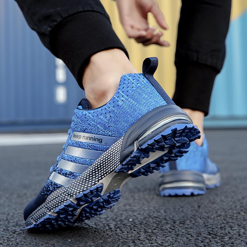 Men 'S Hiking Shoes Plus Size 47 Breathable Man Sports Sneakers Lace Up Comfort Running Shoes Athletic Training Footwear