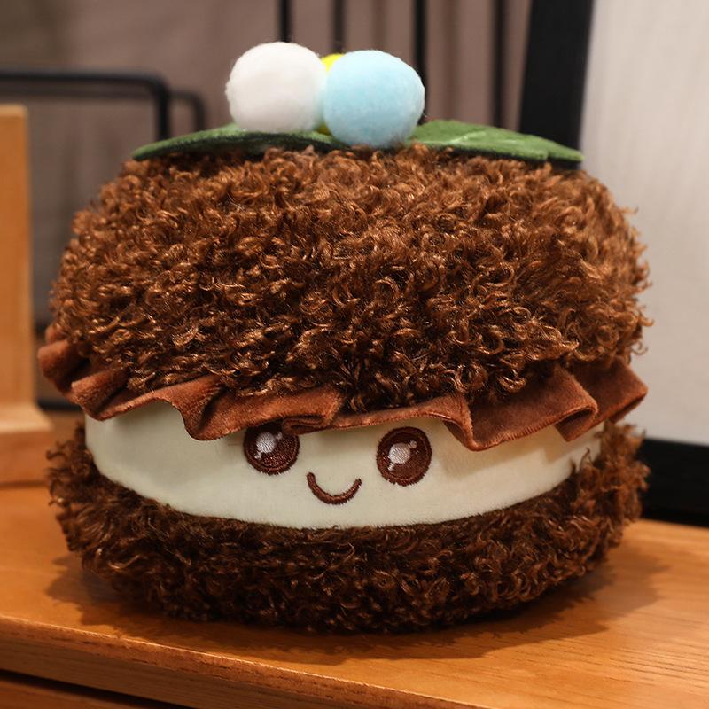 Bread Cake Doll Plush Toy Funny Cake Swiss Roll Muppet Fun Macaron Birthday Gift