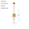 Nordic Modern Brass Glass Pendant Lamp LED Living Room Bedroom Restaurant Bar Cafe Interior Decoration Hanging Lamp