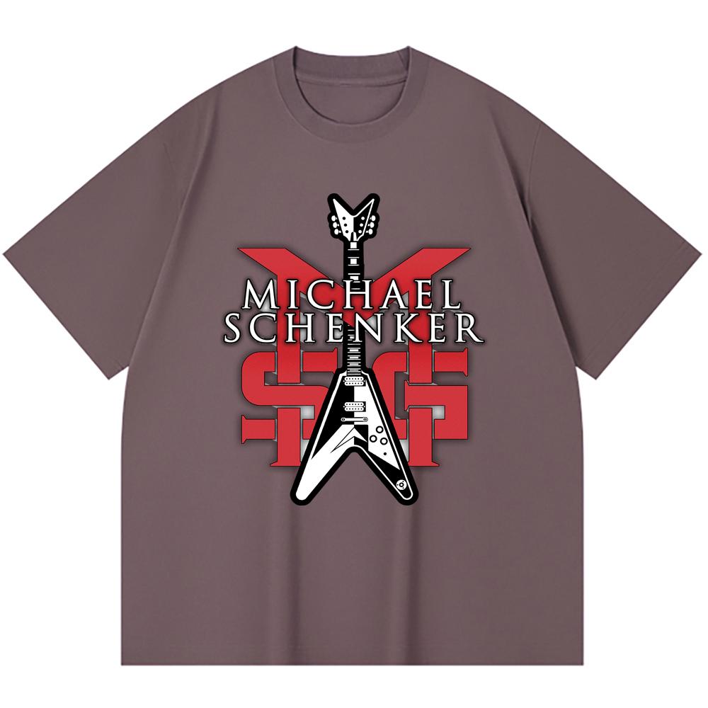 230 Gsm 100% Cotton Heavy Metal T-Shirt  Rock Band Popular Music Print Unisex Heavy Cotton T Shirt
