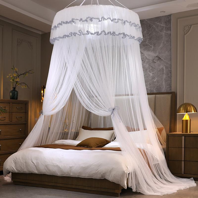 Hanging Dome Mosquito Nets Foldable Encrypted Net Home Bed Nets for 1.5 1.8 Meter Bed Princess Ceiling Net