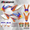 MCHMFG Full Set Graphics Decal Stickers Kits For KTM EXC EXC-F 125 250 300 350 450 2014 2015 2016 SX SXF 2013 2014 2015