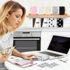 A6 Money Saving Organizer PU Leather Budget Binder Marble Notebook Budgets Planner 2023 Envelope Office School Supplies