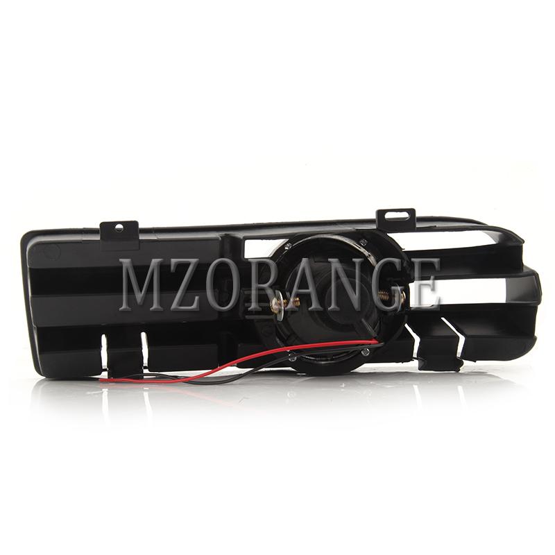Fog Lights LED for VW Golf 4 MK4 GTi TDI 1997-2006 Headlight DRL Driving Fog Lamp Racing Grill COVER Car Accessories 1 Pair