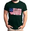Men's Father's Day Flag Printed T-Shirt Men's Loose Casual Short Sleeve Top