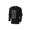 Sweatshirts Men's Black Crew Neck Moderate Regular DW4654