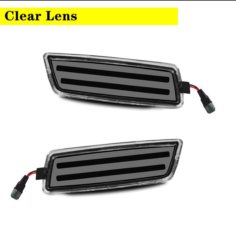 iJDM Amber LED Bumper Side Marker Light For Volkswagen 2006-2009 MK5 Golf/GTI Rabbit, 2005-2010 Jetta,OEM Front Sidemarker Lamps