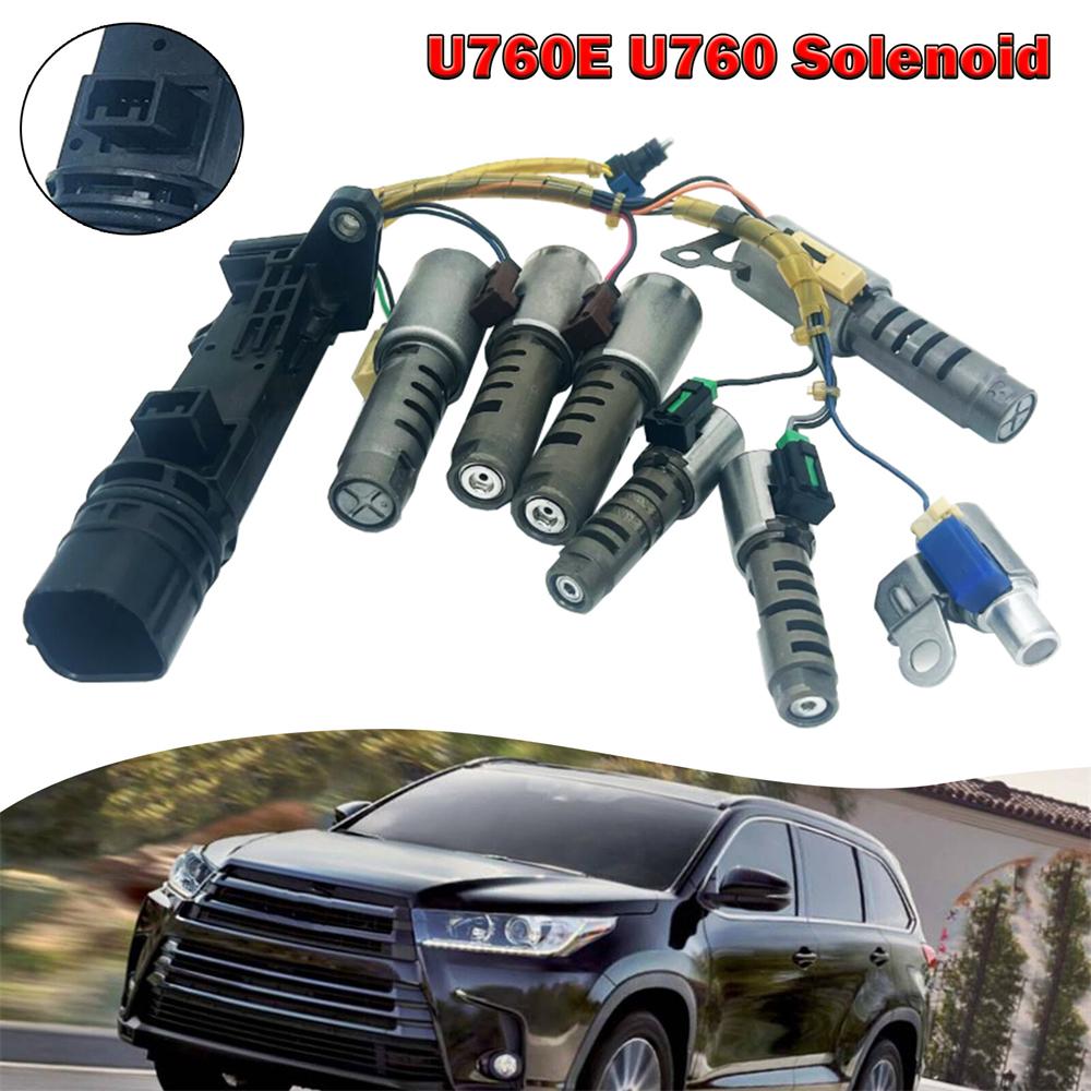 U760E Trans Solenoid w/ Harness For CAMRY HIGHLANDER RAV4 SIENNA SCION 6-Speed U