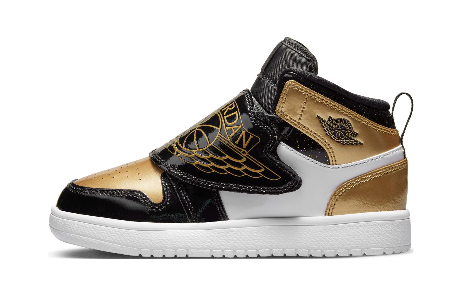 Jordan Sky Jordan 1 Mid Black Metallic Gold White PS DV6069-071 28