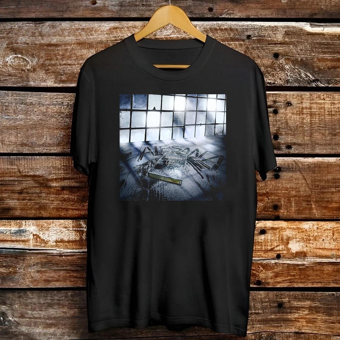 Alesana Band Album Confessions Black Cotton T Shirt Size S-5XL XXXL